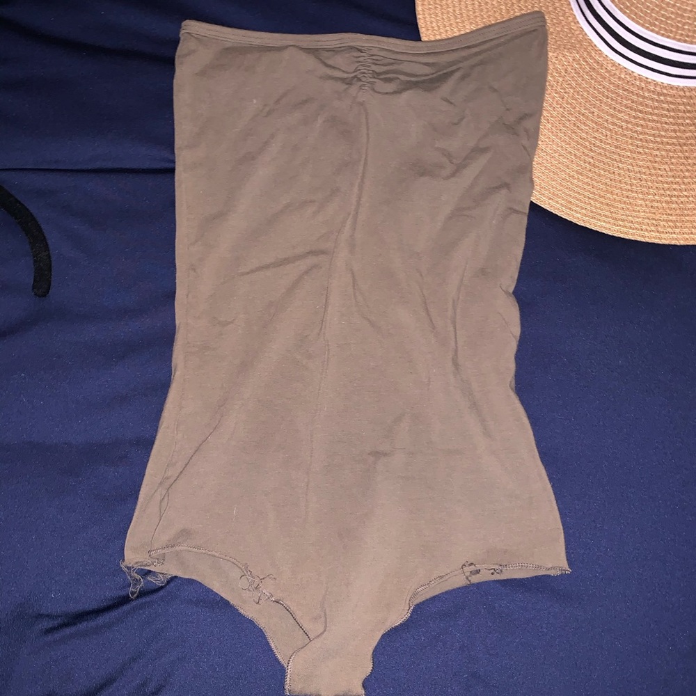 American Apparel strapless bodysuit